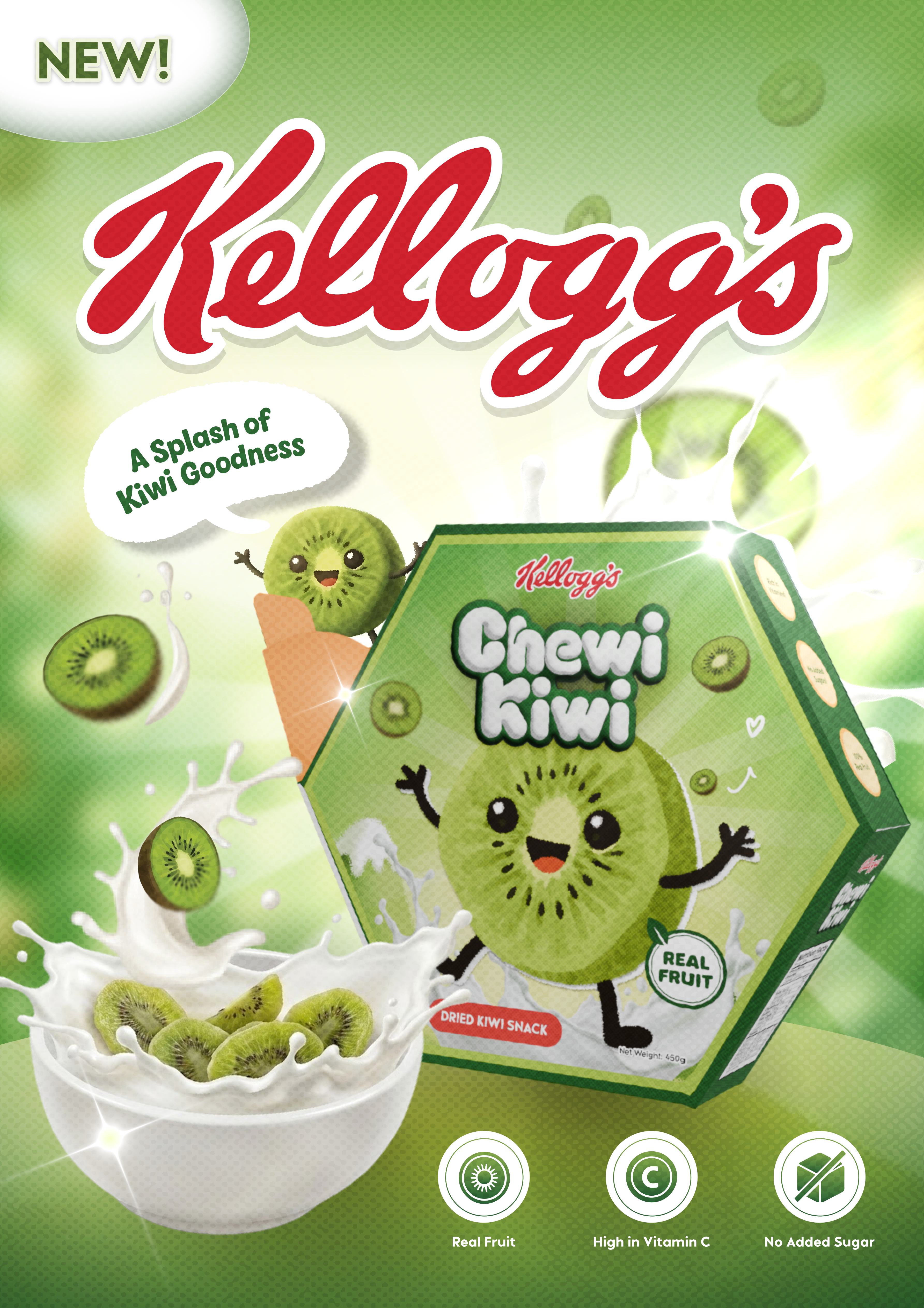 Chewi Kiwi Marketing Poster