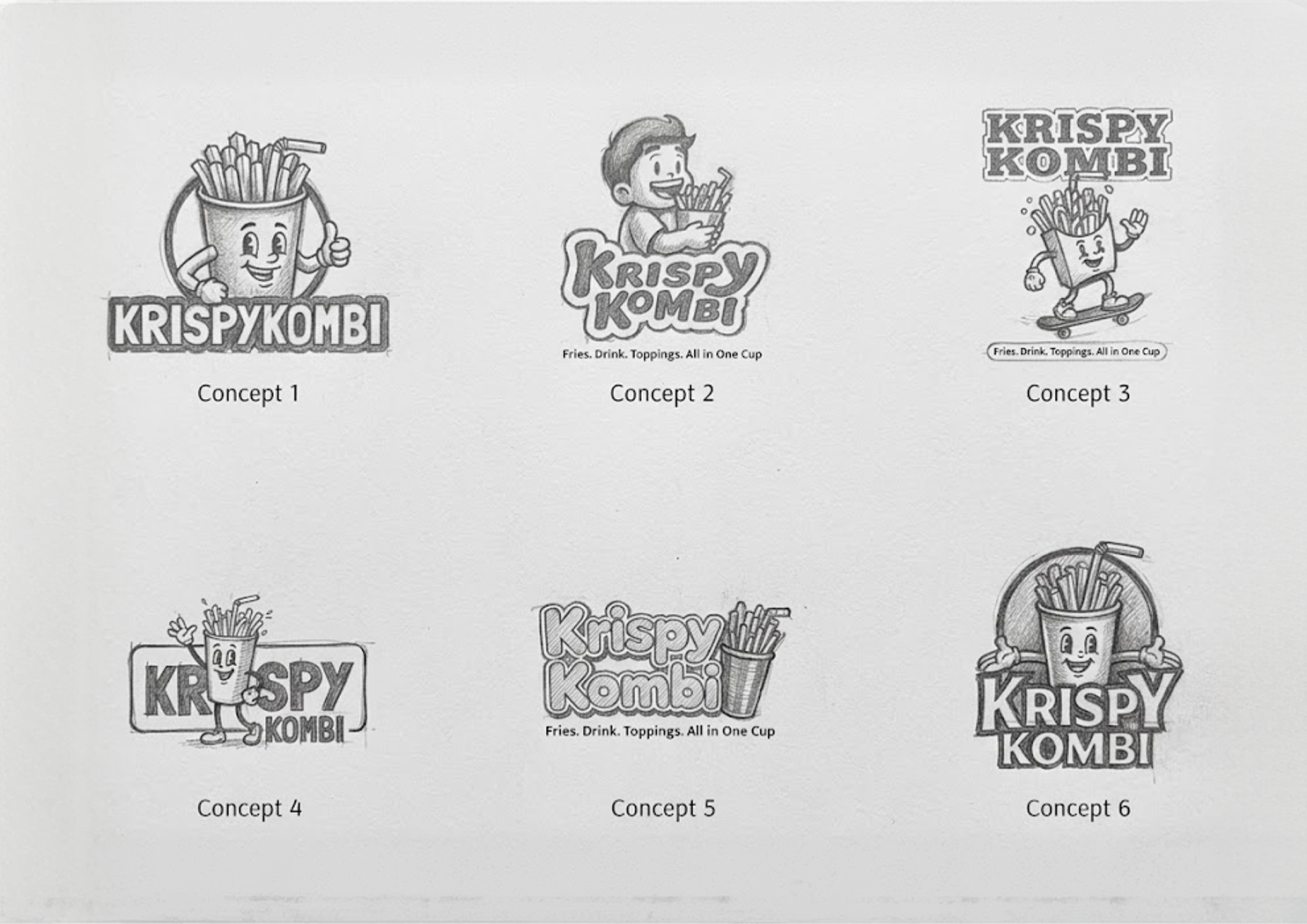 Krispy Kombi Logo Iteration 1