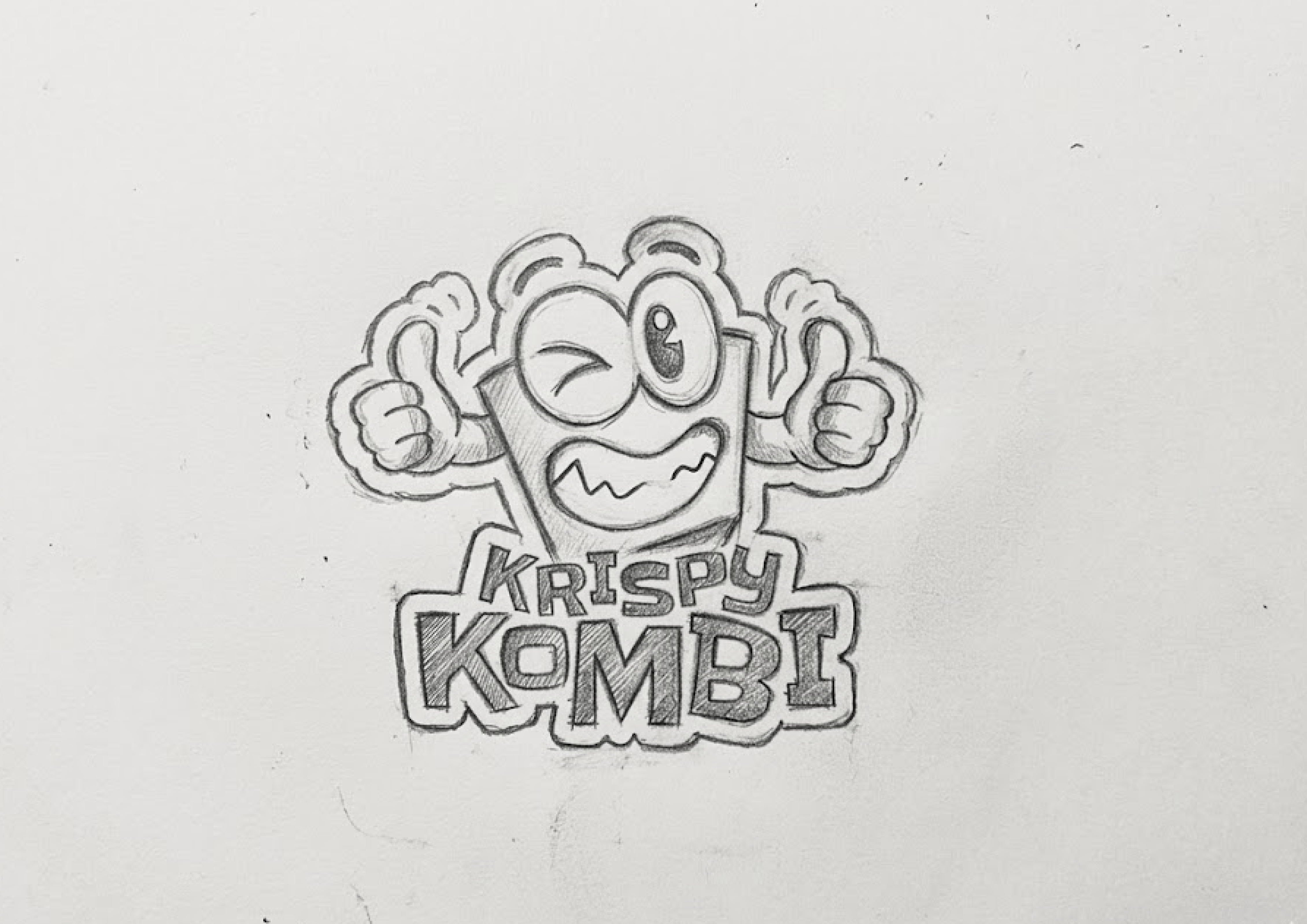 Krispy Kombi Logo Iteration 2