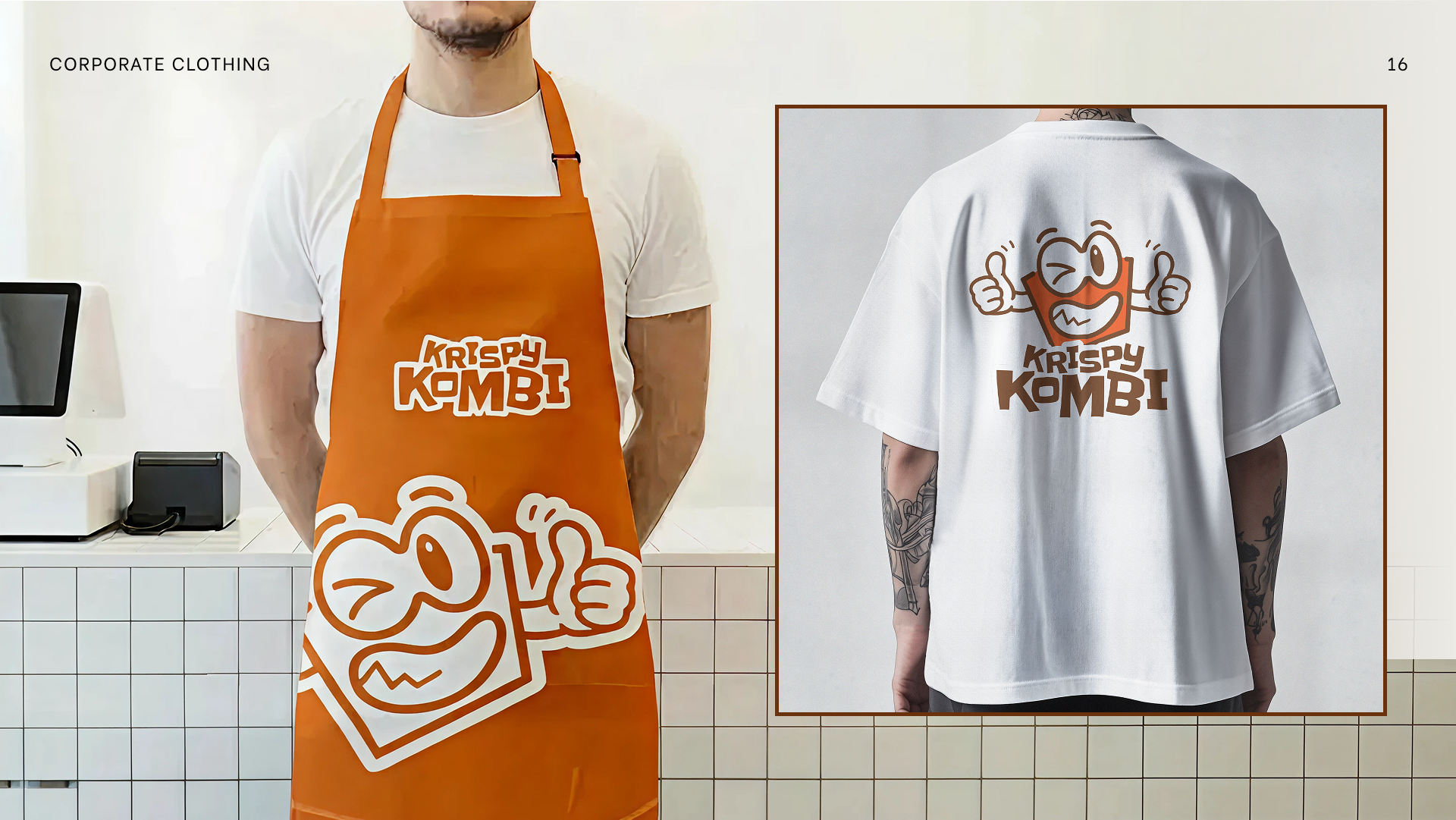 Krispy Kombi Apron and T-shirt
