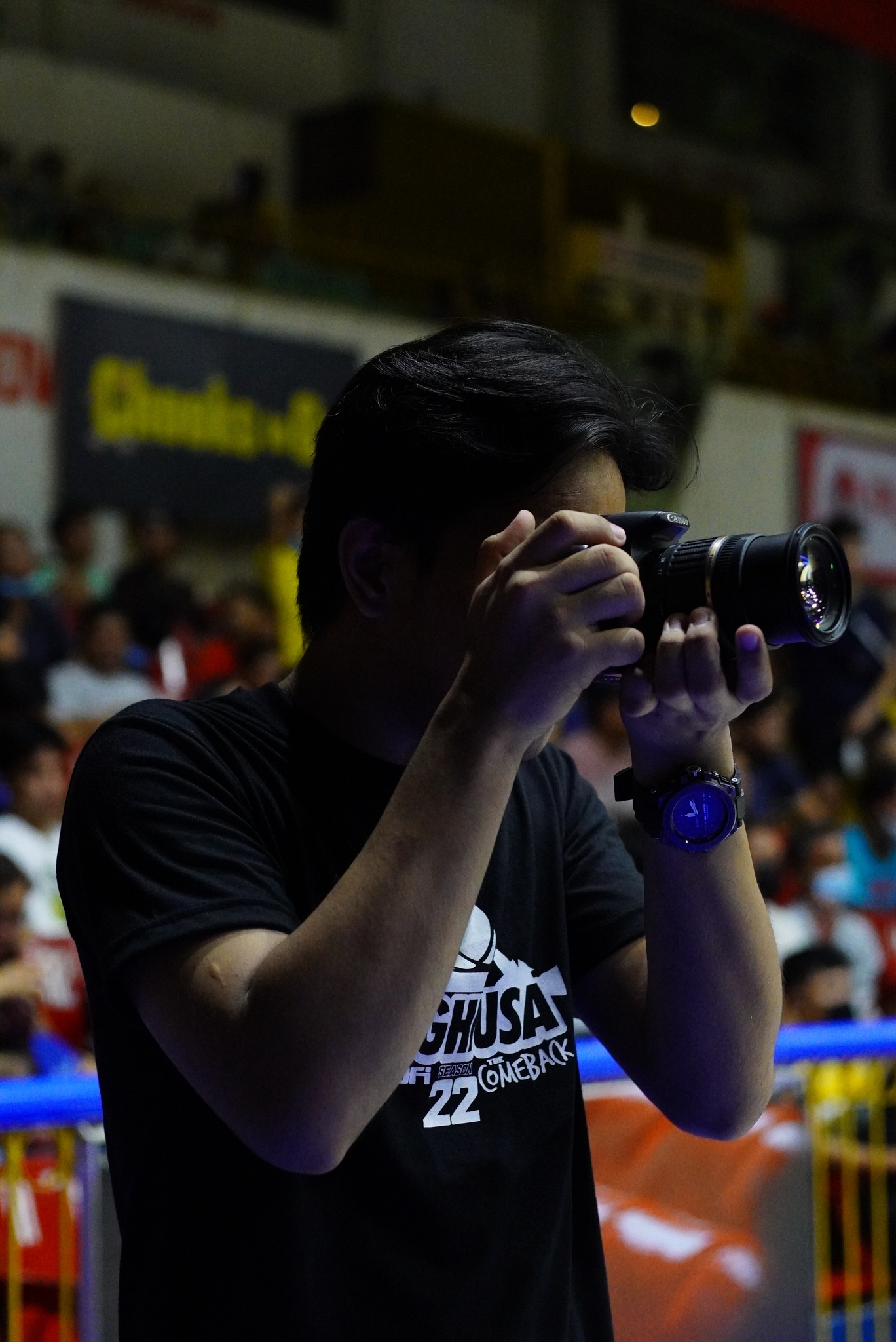 Chaz working as Event Photographer BTS